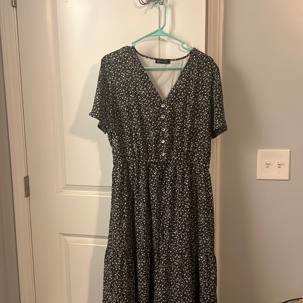 Ankle Length Floral Amazon Dress